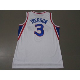 Camiseta Allen Iverson #3 Philadelphia 76ers Clásico Edition Icon Oro 96/97 Blanco Camiseta Allen Iverson #3 Philadelphia 76ers Clásico Edition Icon Oro 96/97 Blanco