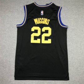 Camiseta Andrew Wiggins #22 Golden State Warriors 2022 City Edition Negro Camiseta Andrew Wiggins #22 Golden State Warriors 2022 City Edition Negro