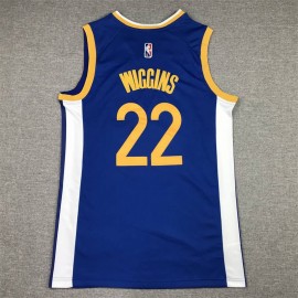 Camiseta Andrew Wiggins #22 Golden State Warriors Edición 75 Aniversario Icon Diamante Azul