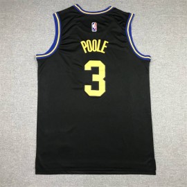 Camiseta Jordan Poole #3 Golden State Warriors 2022 City Edition Negro Camiseta Jordan Poole #3 Golden State Warriors 2022 City Edition Negro