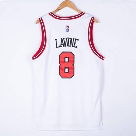 Camiseta Zach LaVine #8 Chicago Bulls Edición 75 Aniversario Blanco Camiseta Zach LaVine #8 Chicago Bulls Edición 75 Aniversario Blanco