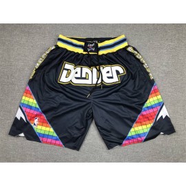Pantalon Corto De Bolsillo Denver Nuggets City Edition Azul Oscuro