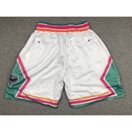 Pantalon Corto De Bolsillo San Antonio Spurs City Edition Blanco