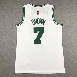 Camiseta Jaylen Brown #7 Boston Celtics Blanco Camiseta Jaylen Brown #7 Boston Celtics Blanco