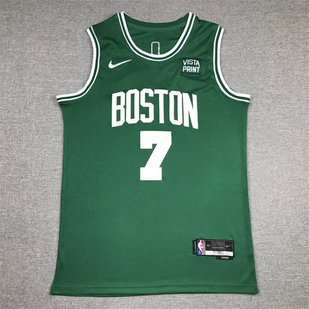 Camiseta Jaylen Brown #7 Boston Celtics Verde Camiseta Jaylen Brown #7 Boston Celtics Verde