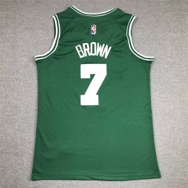 Camiseta Jaylen Brown #7 Boston Celtics Verde Camiseta Jaylen Brown #7 Boston Celtics Verde