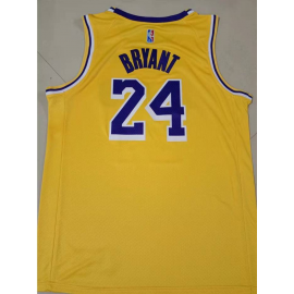 Camiseta Kobe Bryant #24 Los Angeles Lakers Edición 75 Aniversario Amarillo Camiseta Kobe Bryant #24 Los Angeles Lakers Edición 75 Aniversario Amarillo