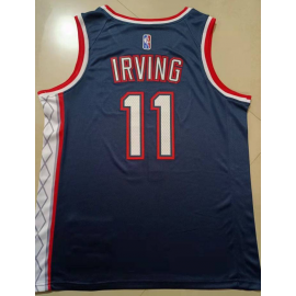 Camiseta Kyrie Irving #11 Brooklyn Nets 2022 Edición 75 Aniversario City Edition Azul Real Camiseta Kyrie Irving #11 Brooklyn Nets 2022 Edición 75 Aniversario City Edition Azul Real