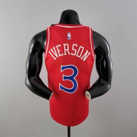 Camiseta Allen Iverson #3 Philadelphia 76ers Rookie Edition Rojo Camiseta Allen Iverson #3 Philadelphia 76ers Rookie Edition Rojo