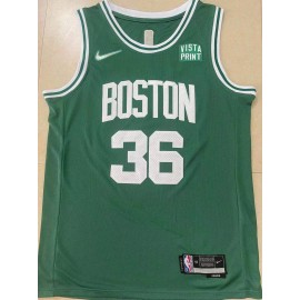 Camiseta Marcus Smart #36 Boston Celtics Edición 75 Aniversario Icon Diamante Verde