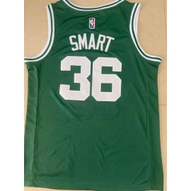 Camiseta Marcus Smart #36 Boston Celtics Edición 75 Aniversario Icon Diamante Verde Camiseta Marcus Smart #36 Boston Celtics Edición 75 Aniversario Icon Diamante Verde