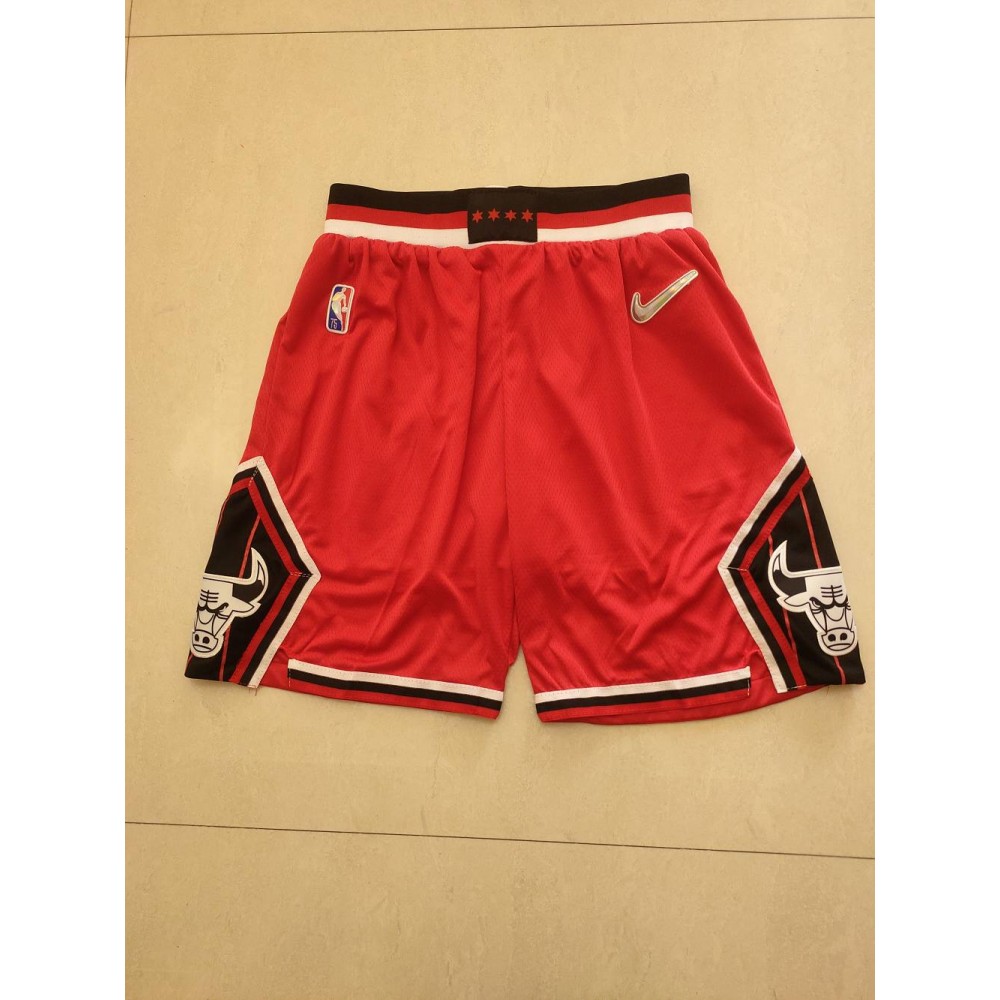 Pantalon Corto Chicago Bulls Edición 75 Aniversario Rojo