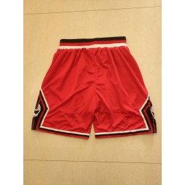 Pantalon Corto Chicago Bulls Edición 75 Aniversario Rojo
