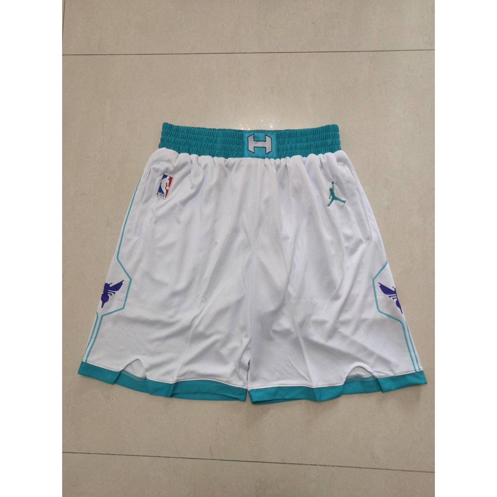 Pantalon Corto De Bolsillo Charlotte Hornets Blanco