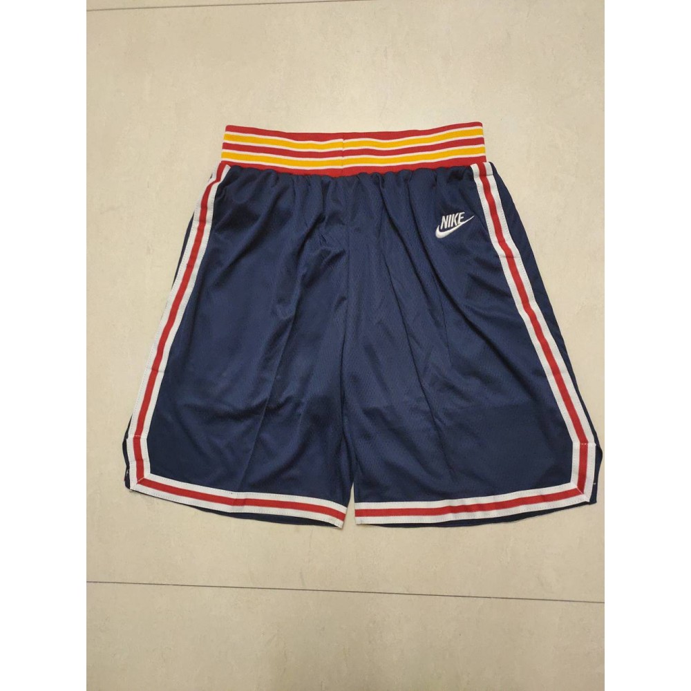 Pantalon Corto Golden State Warriors Edición 75 Aniversario Azul Oscuro