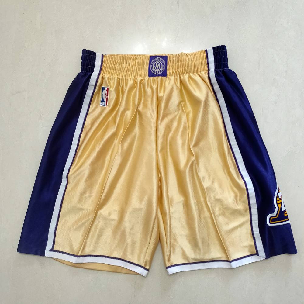 Pantalon Corto Kobe Bryant #24 Hall Of Fame Oro/Púrpura