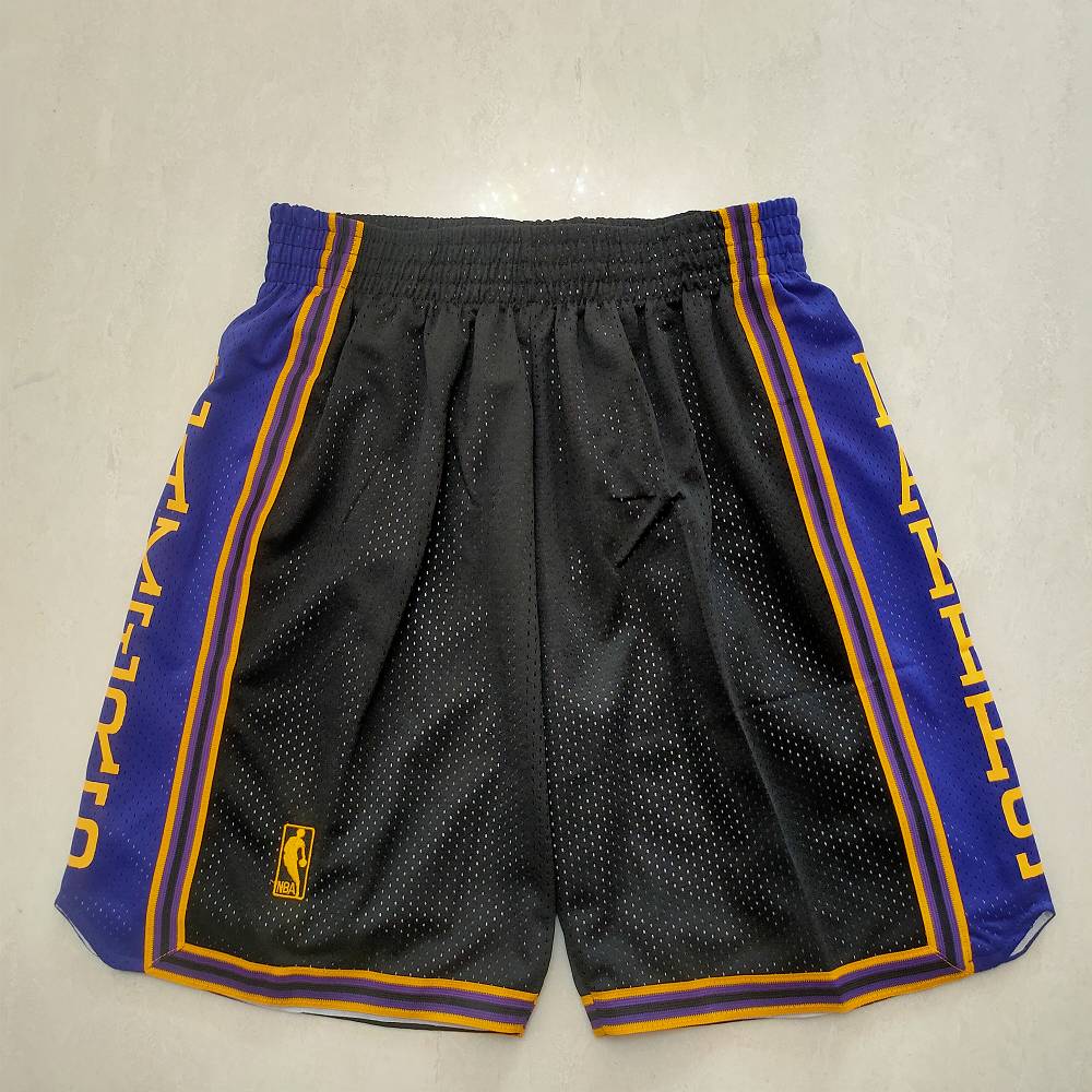Pantalon Corto Los Angeles Lakers Clásico Edition Negro Pantalon Corto Los Angeles Lakers Clásico Edition Negro