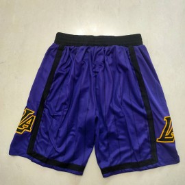 Pantalon Corto Los Angeles Lakers Púrpura/Negro