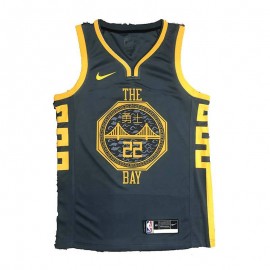 Camiseta Andrew Wiggins #22 Golden State Warriors 2018 Negro