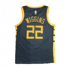 Camiseta Andrew Wiggins #22 Golden State Warriors 2018 Negro Camiseta Andrew Wiggins #22 Golden State Warriors 2018 Negro