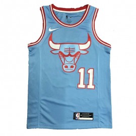 Camiseta DeMar DeRozan #11 Chicago Bulls Azul