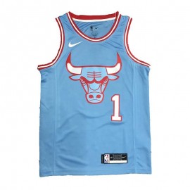 Camiseta Derrick Rose #1 Chicago Bulls Azul