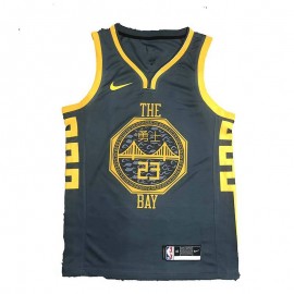 Camiseta Draymond Green #23 Golden State Warriors 2018 Negro