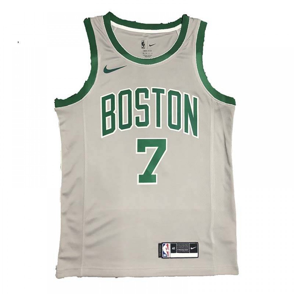Camiseta Jaylen Brown #7 Boston Celtics Gris