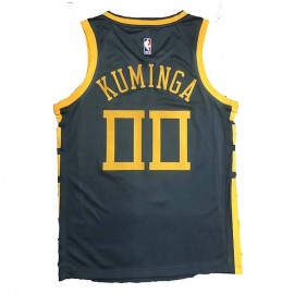 Camiseta Jonathan Kuminga #00 Golden State Warriors 2018 Negro Camiseta Jonathan Kuminga #00 Golden State Warriors 2018 Negro