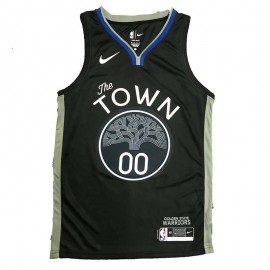 Camiseta Jonathan Kuminga #00 Golden State Warriors 2020 Negro