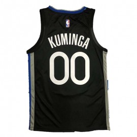 Camiseta Jonathan Kuminga #00 Golden State Warriors 2020 Negro Camiseta Jonathan Kuminga #00 Golden State Warriors 2020 Negro