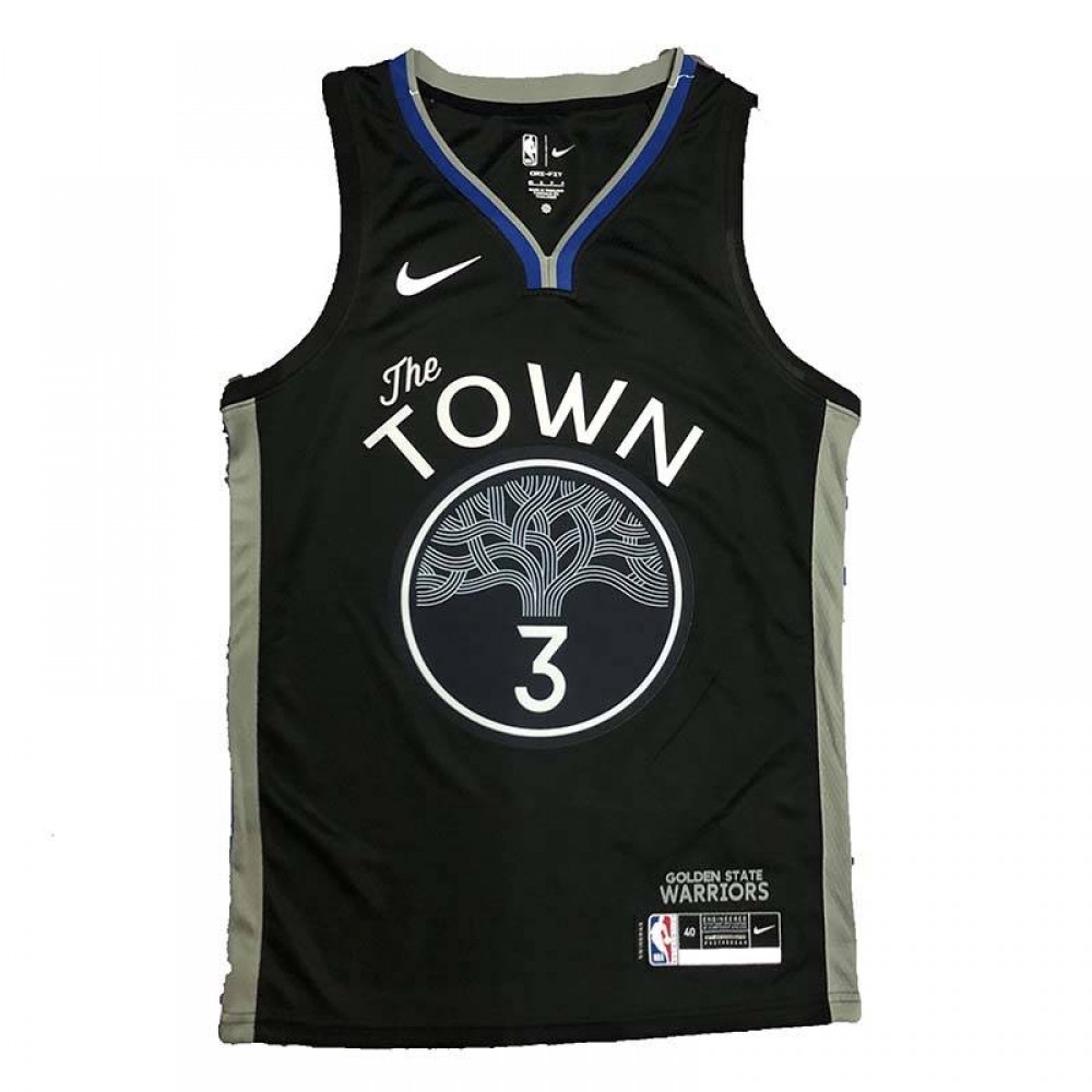 Camiseta Jordan Poole #3 Golden State Warriors 2020 Negro Camiseta Jordan Poole #3 Golden State Warriors 2020 Negro