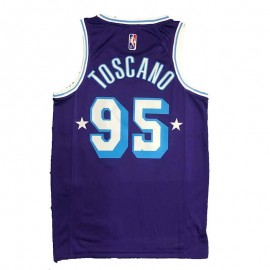 Camiseta Juan Toscano-Anderson #95 Los Angeles Lakers 2022 City Edition Púrpura Camiseta Juan Toscano-Anderson #95 Los Angeles Lakers 2022 City Edition Púrpura