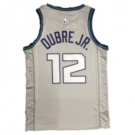 Camiseta Kelly Oubre Jr. #12 Charlotte Hornets 2019 Gris Camiseta Kelly Oubre Jr. #12 Charlotte Hornets 2019 Gris
