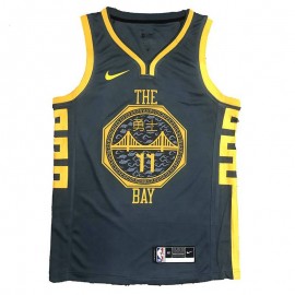 Camiseta Klay Thompson #11 Golden State Warriors 2018 Negro