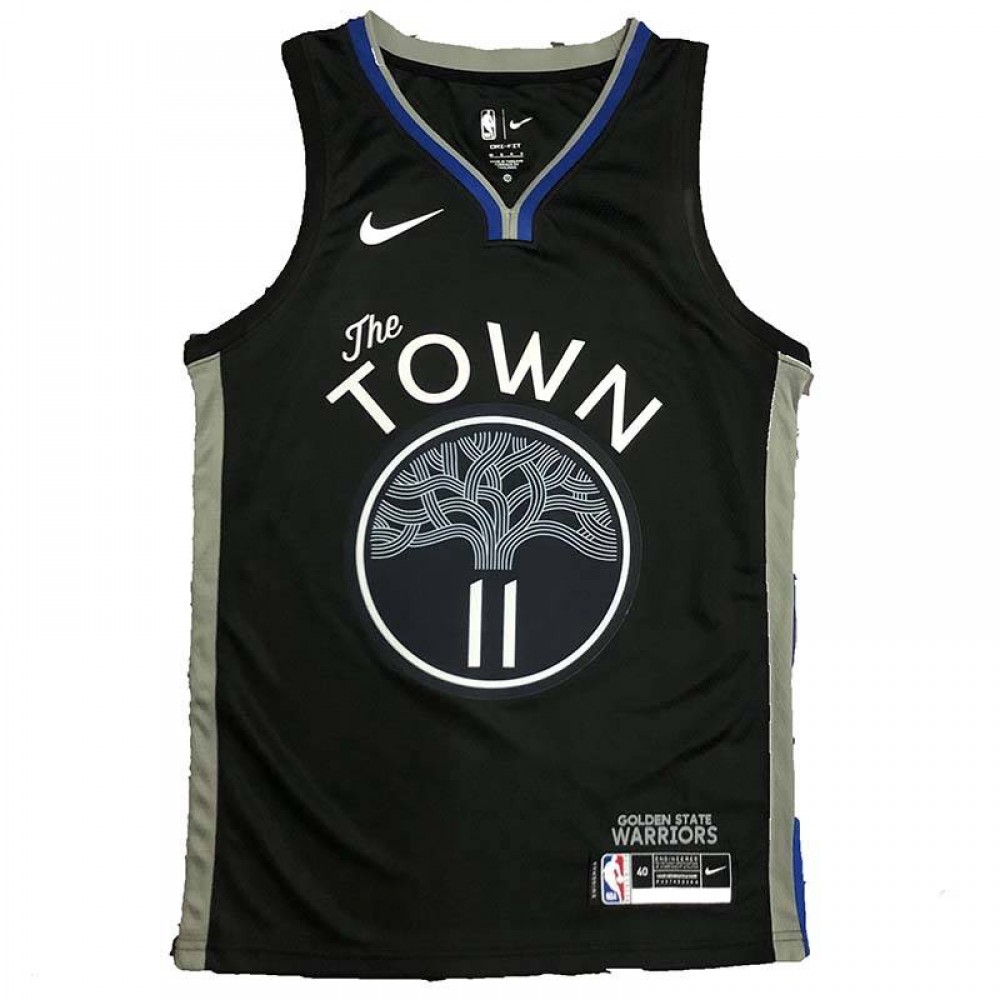 Camiseta Klay Thompson #11 Golden State Warriors 2020 Negro Camiseta Klay Thompson #11 Golden State Warriors 2020 Negro
