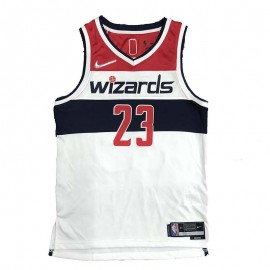 Camiseta Michael Jordan #23 Washington Wizards Edición 75 Aniversario Negro/Rojo/Blanco