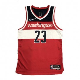Camiseta Michael Jordan #23 Washington Wizards Edición 75 Aniversario Rojo/Blanco/Negro