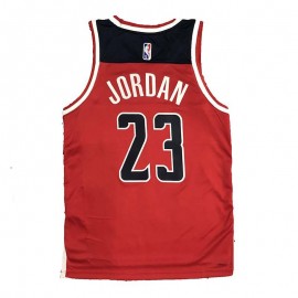 Camiseta Michael Jordan #23 Washington Wizards Edición 75 Aniversario Rojo/Blanco/Negro Camiseta Michael Jordan #23 Washington Wizards Edición 75 Aniversario Rojo/Blanco/Negro