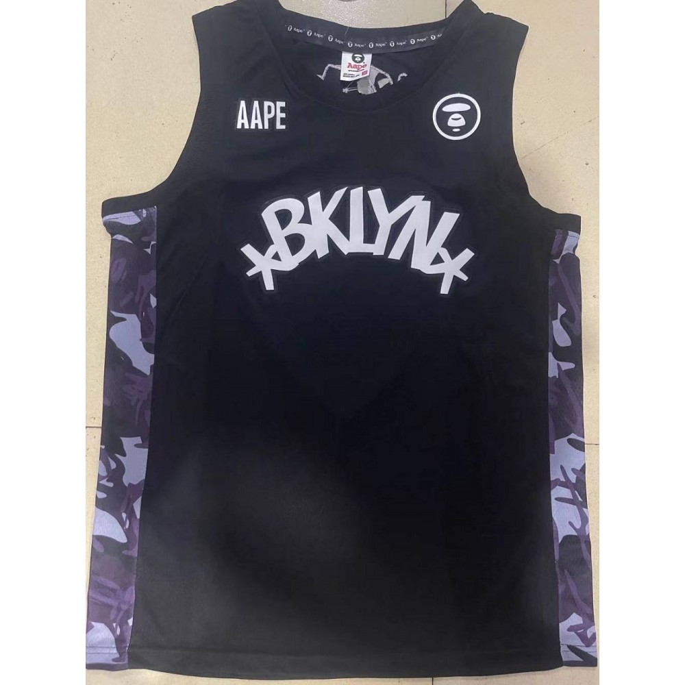 Camiseta Brooklyn Nets x AAPE Negro Camiseta Brooklyn Nets x AAPE Negro