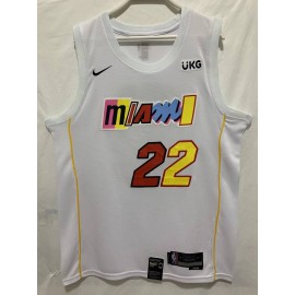 Camiseta Jimmy Butler #22 Miami Heat 22/23 City Edition Blanco