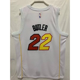 Camiseta Jimmy Butler #22 Miami Heat 22/23 City Edition Blanco Camiseta Jimmy Butler #22 Miami Heat 22/23 City Edition Blanco