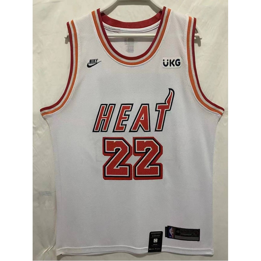 Camiseta Jimmy Butler #22 Miami Heat Clásico Edition Blanco Camiseta Jimmy Butler #22 Miami Heat Clásico Edition Blanco