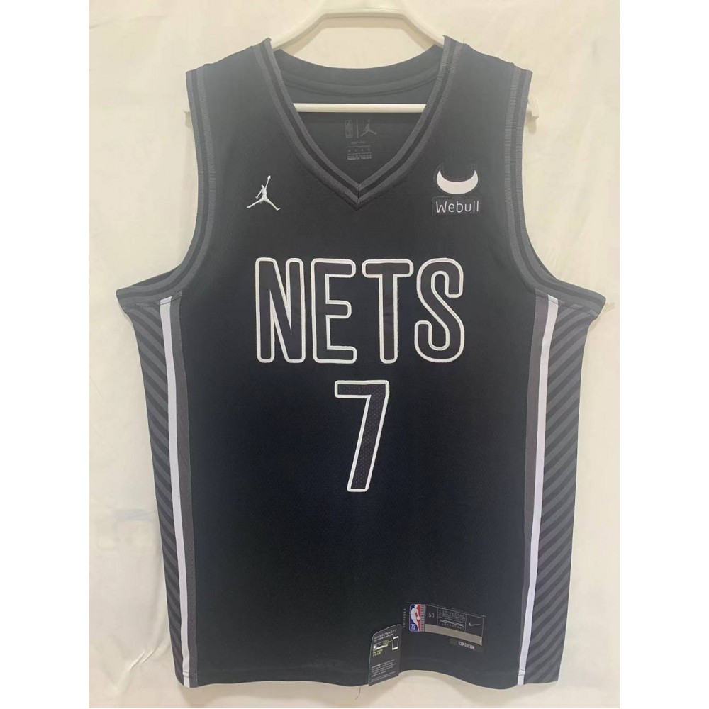 Camiseta Kevin Durant #7 Brooklyn Nets 22/23 Negro Camiseta Kevin Durant #7 Brooklyn Nets 22/23 Negro
