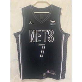 Camiseta Kevin Durant #7 Brooklyn Nets 22/23 Negro