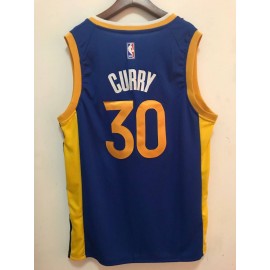 Camiseta Stephen Curry #30 Golden State Warriors 22/23 Azul/Amarillo