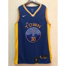 Camiseta Stephen Curry #30 Golden State Warriors 22/23 Azul/Amarillo Camiseta Stephen Curry #30 Golden State Warriors 22/23 Azul/Amarillo