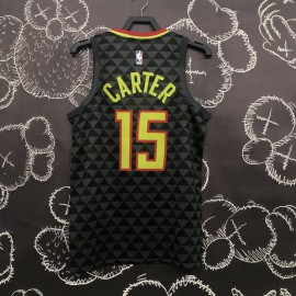 Camiseta Vince Carter #15 Atlanta Hawks 18/19 Negro Icon Edition Camiseta Vince Carter #15 Atlanta Hawks 18/19 Negro Icon Edition