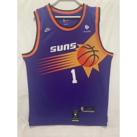 Camiseta Devin Booker #1 Phoenix Suns Clásico Edition Púrpura