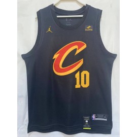 Camiseta Darius Garland #10 Cleveland Cavaliers 2023 Negro